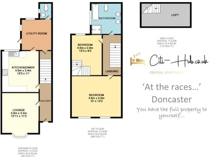 'At The Races...' Villa Doncaster Luaran gambar